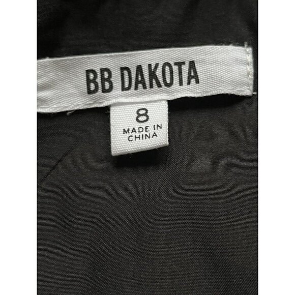 BB Dakota Women’s Tate Sequin Lace Fit And Flare Sleeveless Dress Black Size 8 - Picture 5 of 12